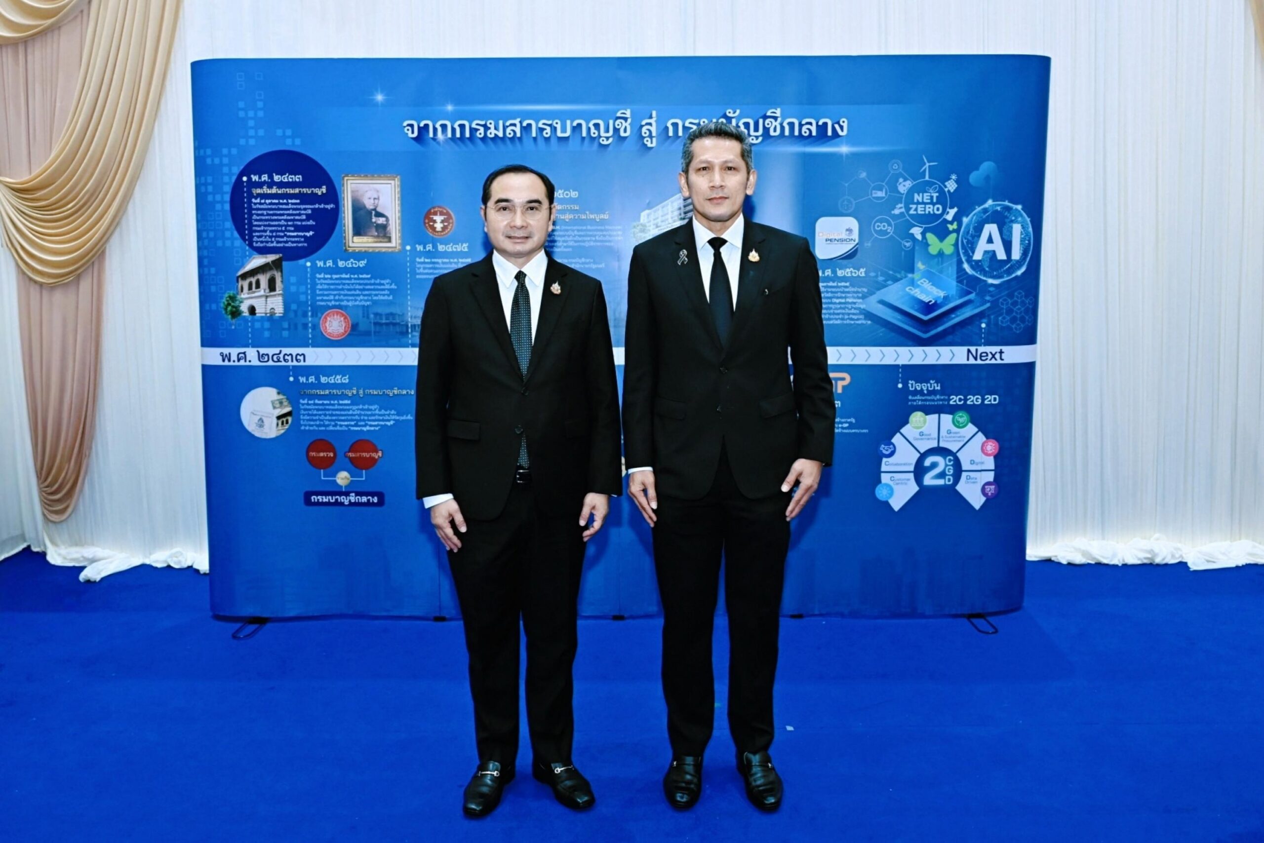 ทส. ร่วมแสดงความยินดีครบรอบ 136 ปี กรมบัญชีกลาง